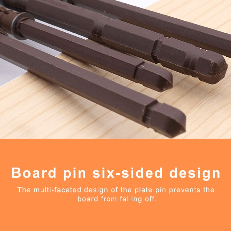 10 PCS Concealed Layer Board Pin Wall Bookshelf Invisible Bulkhead Nail, 14x140mm