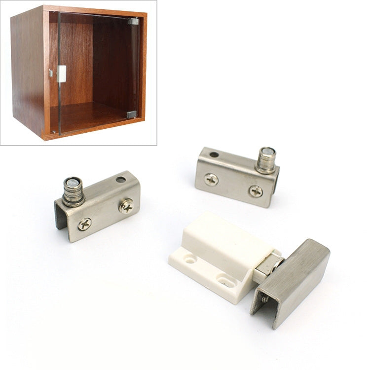 Glass Clip Single Door Touching Exhibition Cabinet Hinge