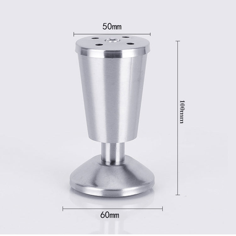 Stainless Steel Thickened Adjustable Foot Cup Type Cupboard Foot, 100mm