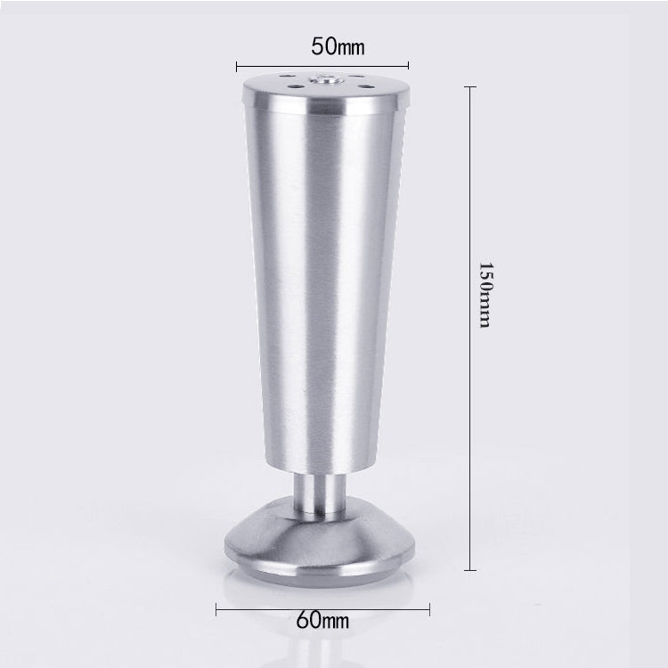 Stainless Steel Thickened Adjustable Foot Cup Type Cupboard Foot, 150mm