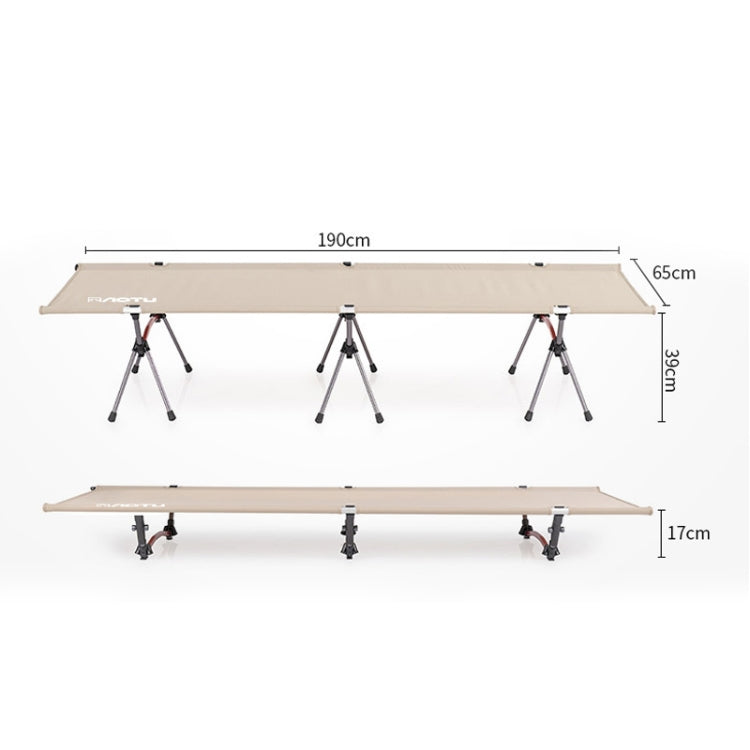 AOTU AT6758 Outdoor Portable Folding Aluminum Alloy Camping Bed
