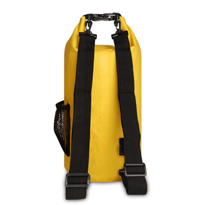 Outdoor Waterproof Dry Dual Shoulder Strap Bag Dry Sack PVC Barrel Bag, Capacity: 20L