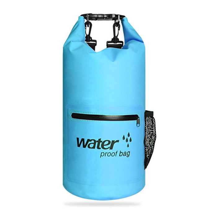 Outdoor Waterproof Dry Dual Shoulder Strap Bag Dry Sack PVC Barrel Bag, Capacity: 20L