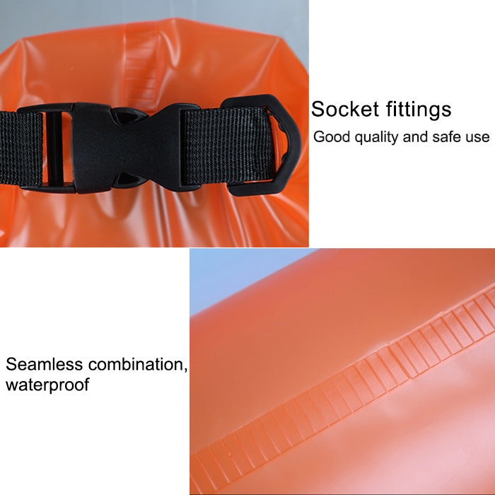 Outdoor Waterproof Single Shoulder Dry Bag Dry Sack PVC Barrel Bag, Capacity: 5L