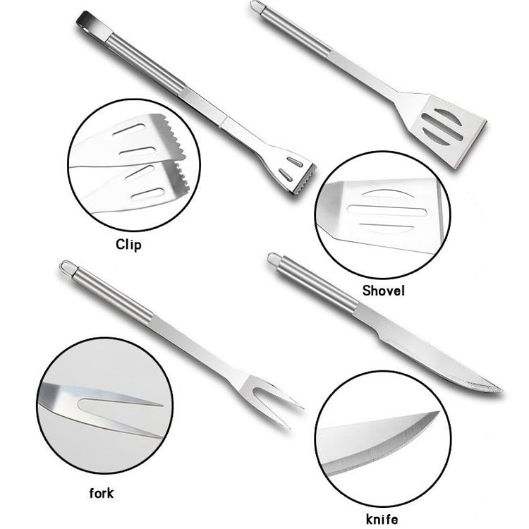 20 in 1 Outdoor Tableware Set Camping Barbecue Tableware Picnic Tool Set