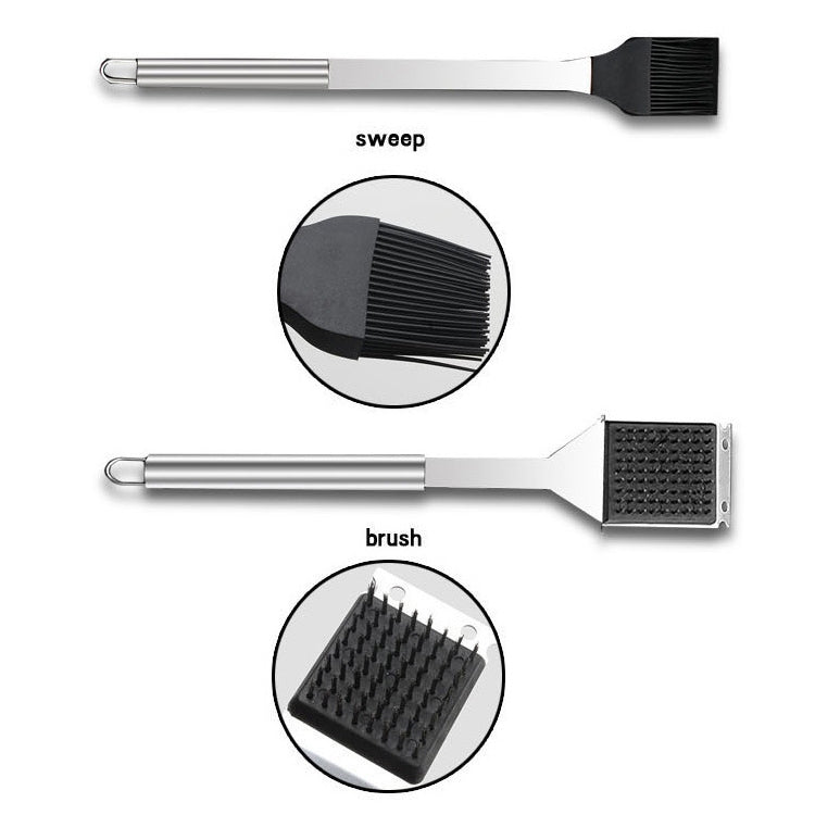 20 in 1 Outdoor Tableware Set Camping Barbecue Tableware Picnic Tool Set