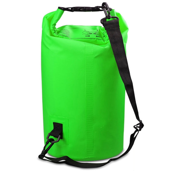 Outdoor Waterproof Single Shoulder Bag Dry Sack PVC Barrel Bag, Capacity: 3L, Capacity: 3L (Orange), Capacity: 3L (Pink), Capacity: 3L (Green), Capacity: 3L (Sky Blue), Capacity: 3L (Yellow), Capacity: 3L (Black), Capacity: 3L (Dark Blue)