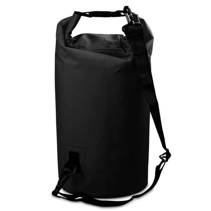 Outdoor Waterproof Single Shoulder Bag Dry Sack PVC Barrel Bag, Capacity: 10L