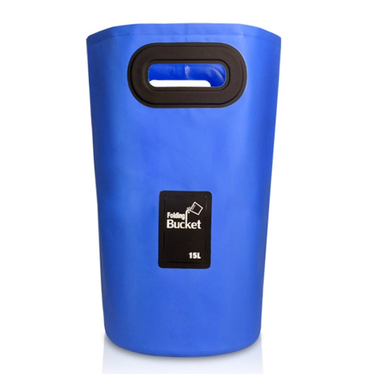 Outdoor Portable Folding Sink PVC Collapsible Bucket, Capacity: 15L, 15L Black, 15L Dark Blue, 15L Orange, 15L Green, 15L Rose Red, 15L Sky Blue, 15L Yellow
