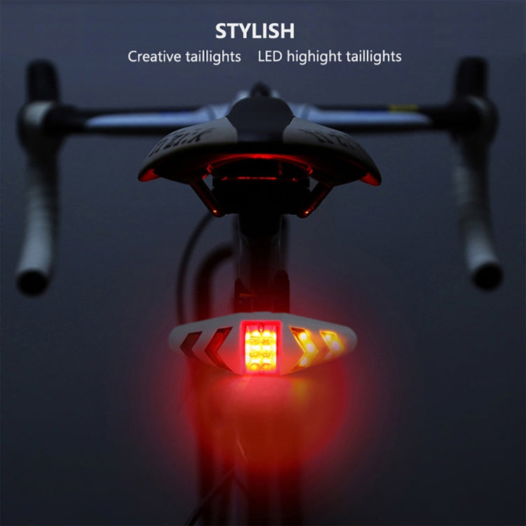 Bicycle Tail Light Intelligent Wireless Remote Control Turn Signal Warning Light