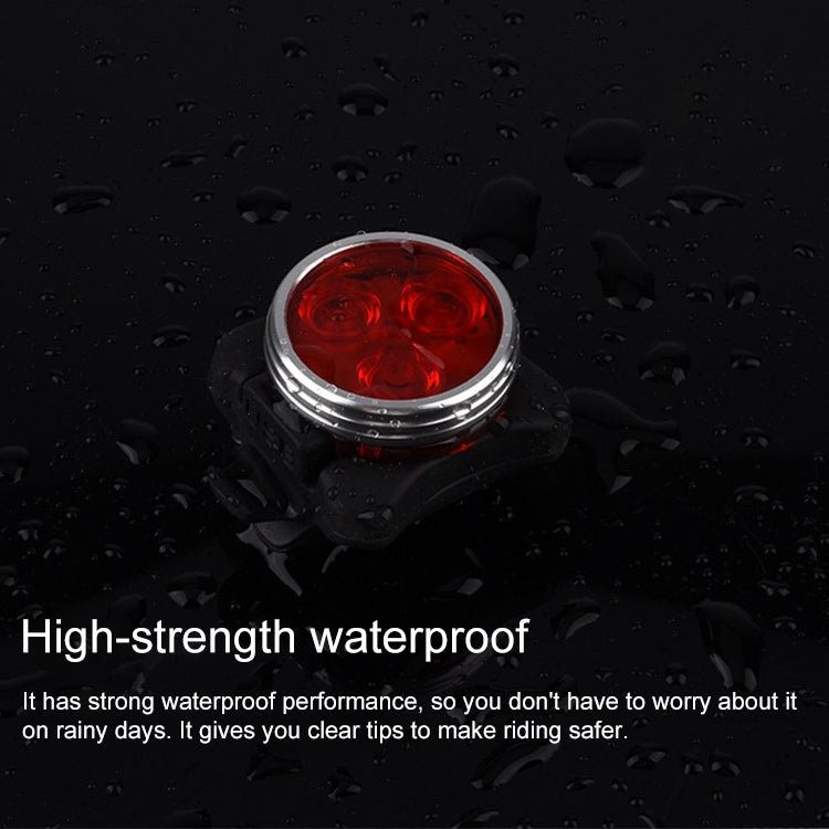 COB Lamp Bead 160LM White Light USB Charging Four-speed Waterproof Bicycle Headlight / Taillight Set