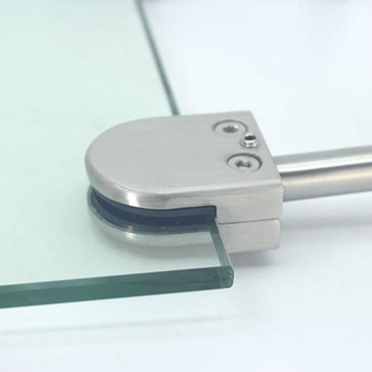 201 Stainless Steel Glass Fish Mouth Support Rod Fixing Clip with 14x100mm Rod, Specification: M