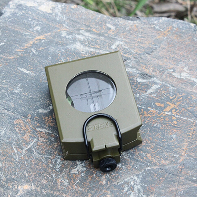 GoldGood K4074 Outdoor Multi-function Military Travel Geology Pocket Prismatic American Compass with Luminous Display