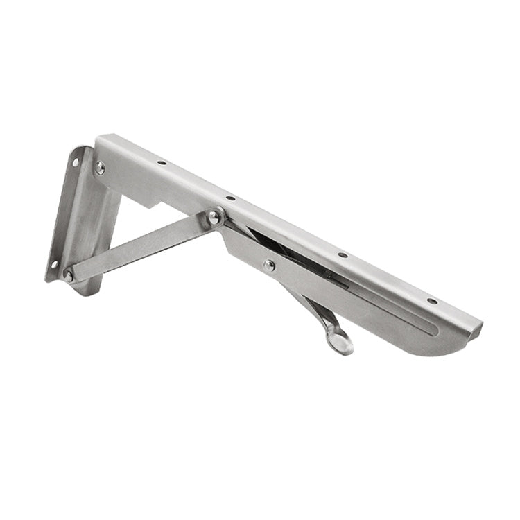 2 PCS 10 inch K Type Wall-mounted Foldable Stainless Steel Spring Storage Shelf for Dining Table