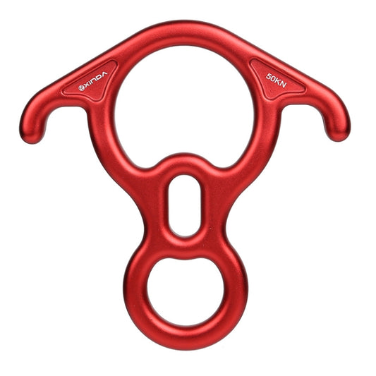 XINDA XD8602 Climbing Rescue Figure 8 Descender with Bent-ear Rappelling Gear Belay Device
