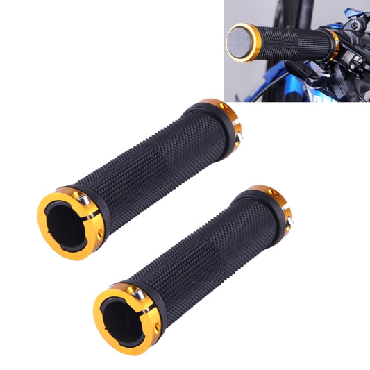 OQSPORT 2 PCS Bike Hand Grips Bilateral Lock Straight Barrel MTB Bicycle Anti-slip Handlebar Grips, 801