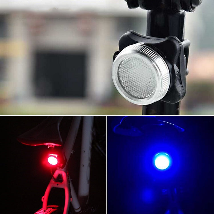 COB Lamp Bead 160LM USB Charging Four-speed Waterproof Bicycle Headlight / Taillight Set,  Red Blue Light Dimming 650MA