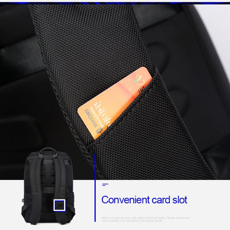 Bopai 751-006881 Business Anti-theft Waterproof Large Capacity Double Shoulder Bag,with USB Charging Port, Size: 30x14x44cm