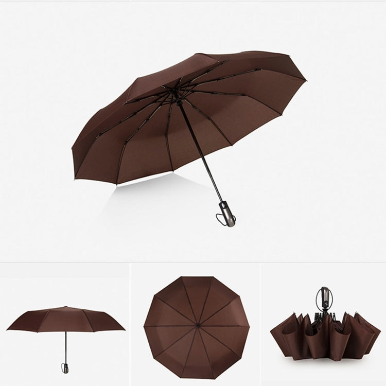 Automatic Lightweight Portable Three Folding Waterproof Anti-UV Umbrella