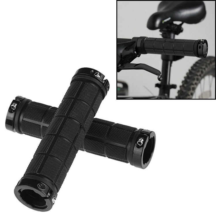 BaseCamp BC-607 1 Pair Bicycle MTB Bike Lock-on Rubber Handlebar Grips
