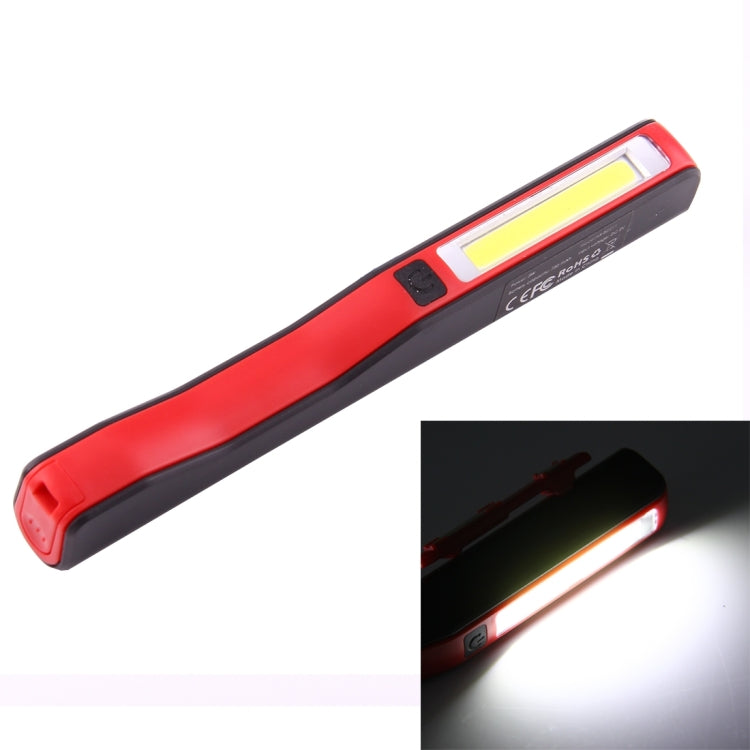 COB LED 2-Modes with 90 Degree Rotatable Magnetic Pen Clip