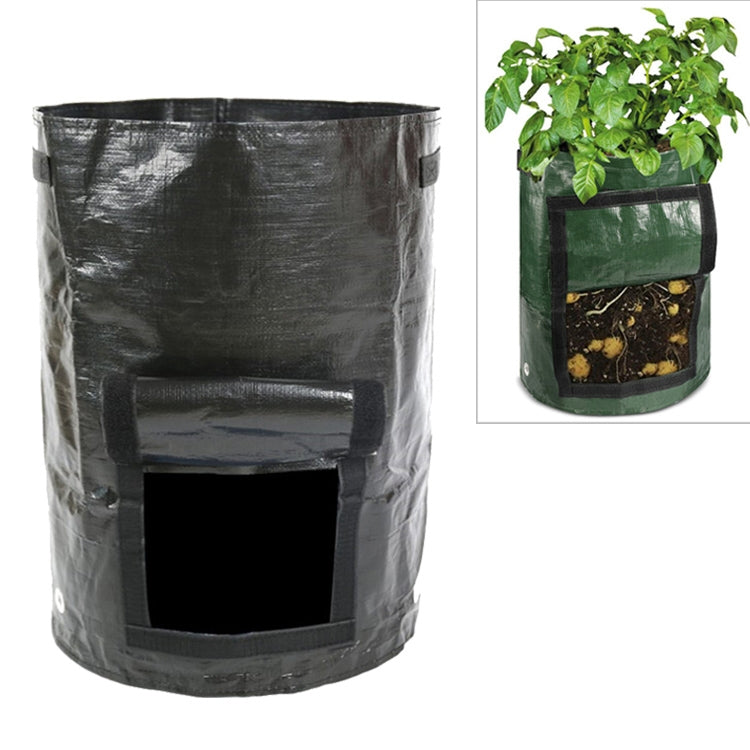 7 Gallons Potato Planting PE Bags Vegetable Planting Grow Bags Farm Garden Supplies, Size: 30cm x 35cm