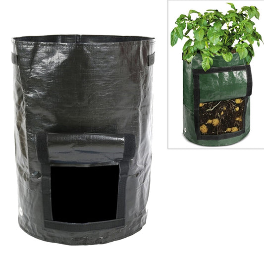 7 Gallons Potato Planting PE Bags Vegetable Planting Grow Bags Farm Garden Supplies, Size: 30cm x 35cm