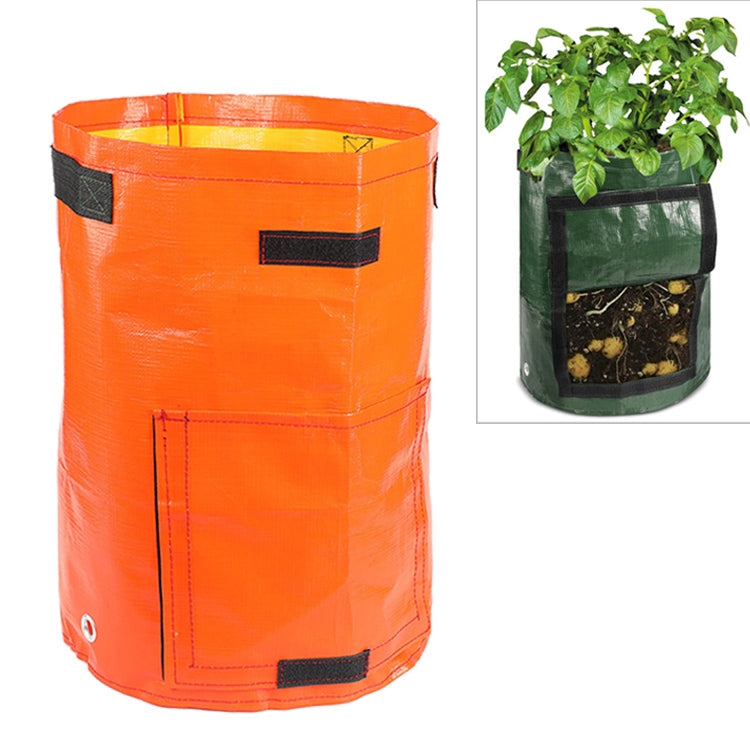 7 Gallons Potato Planting PE Bags Vegetable Planting Grow Bags Farm Garden Supplies, Size: 30cm x 35cm