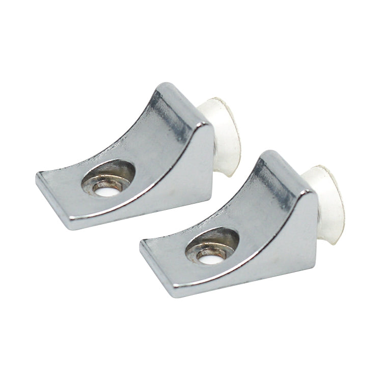 30 PCS Large Right Angle Thickened Zinc Alloy Bright Layer Sucker Plate Bracket, Weight: 12.2g
