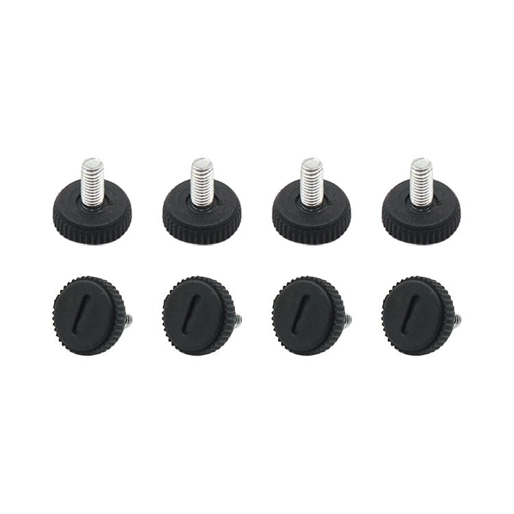 100 PCS Adjustable Foot Pad Furniture Screw Support Stub, M6x14