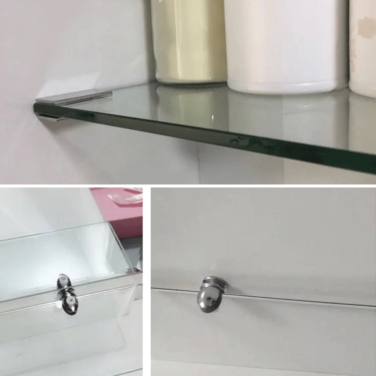 15 PCS Zinc Alloy Bright Fixed Bracket Connection 12mm Cylindrical Glass Fixing Clamp