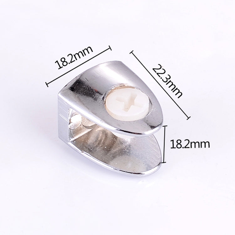 15 PCS Zinc Alloy Bright Fixed Bracket Connection Nail Glass Fixing Clamp