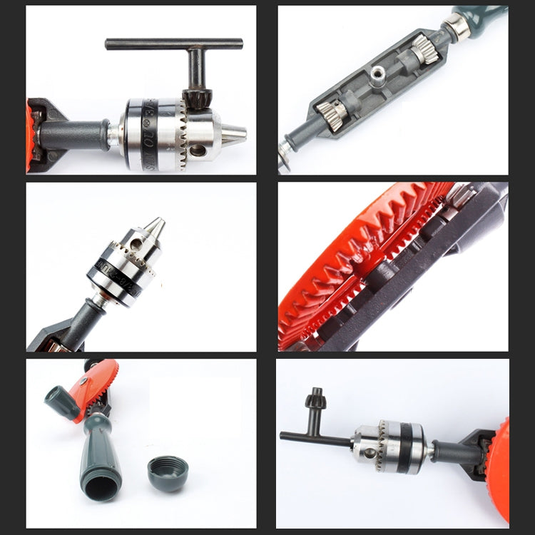 Powerful Manual Drill Steel Precision Casting DIY Woodworking Drill Universal Hand Drill Teaching Supplies Tools