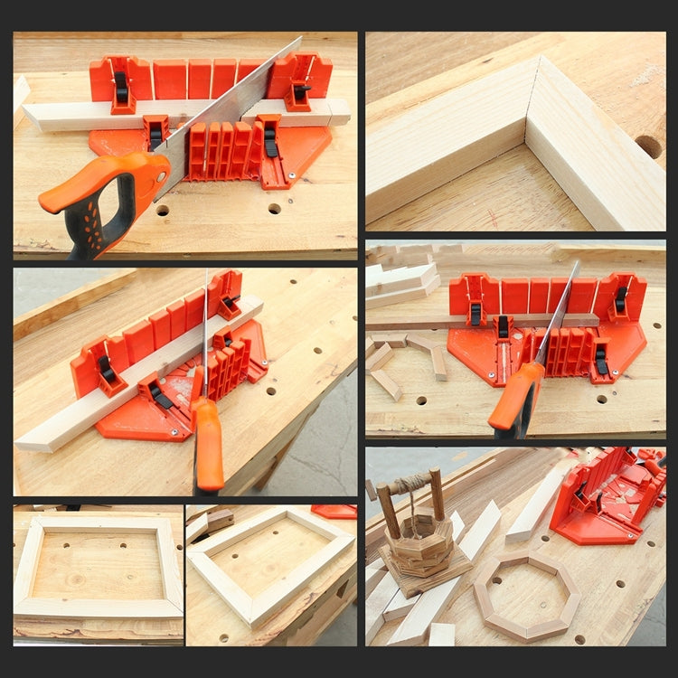 14 Inch Clampable Miter Saw Cabinets Multi-function Woodworking Hand Tools Home DIY Wood Working Hand Saws Clamped Box