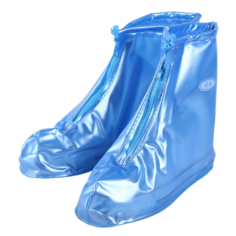 Fashion PVC Non-slip Waterproof Thick-soled Shoe Cover Size: XL