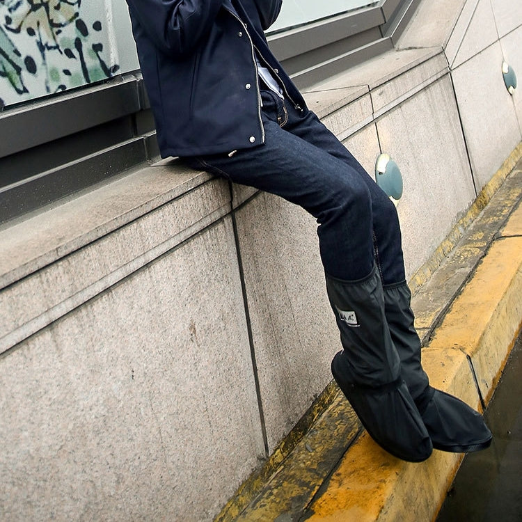 Outdoor High Tube Rainproof Snowproof Thickened Rain Shoes Size:XL