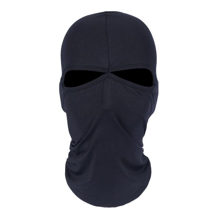 Balaclava Style Unisex Elastic Lycra Dual Holes Biking Head Mask