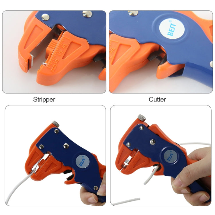 BEST-318 Cable Stripper Cutting and Crimping Pliers