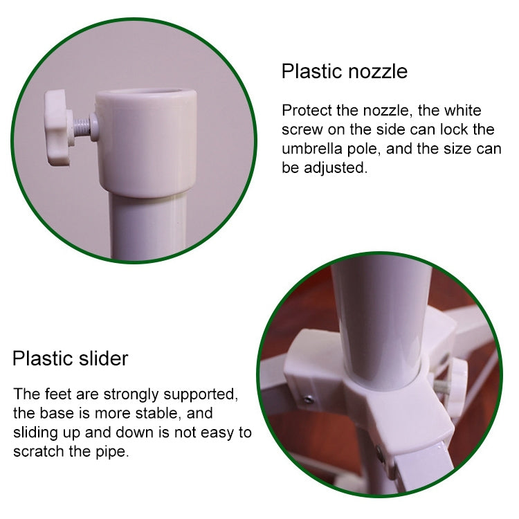 Outdoor Portable Fishing Umbrella Fixed Tripod Cross Folding Base, 45x8cm