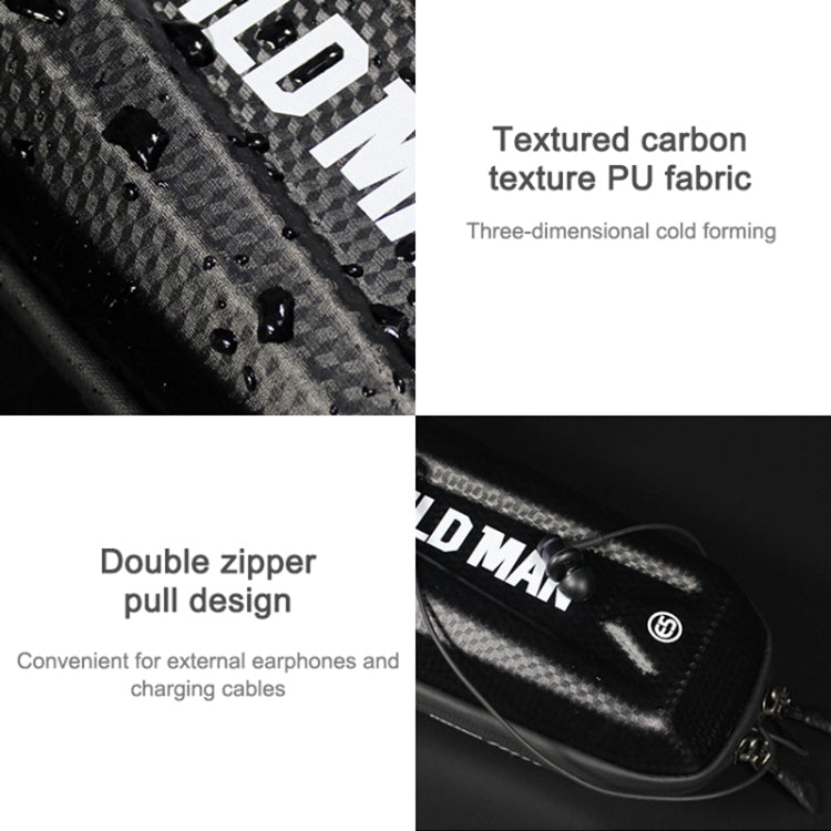 WILD MAN E5 Waterproof Front Bag MTB Large Capacity Bicycle Tube Bag Riding Accessories
