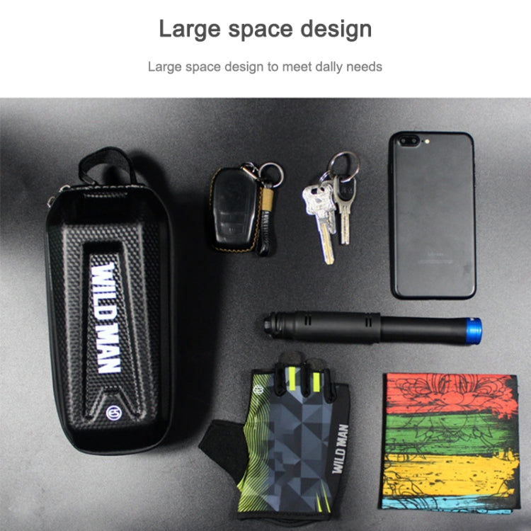 WILD MAN E5 Waterproof Front Bag MTB Large Capacity Bicycle Tube Bag Riding Accessories