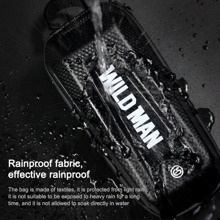 WILD MAN E5 Waterproof Front Bag MTB Large Capacity Bicycle Tube Bag Riding Accessories