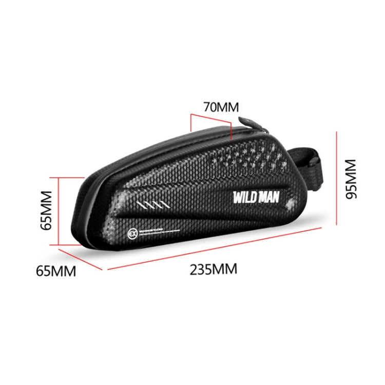 WILD MAN EX Waterproof Front Bag MTB Mobile Phone Sets Bicycle Tube Bag Riding Accessories