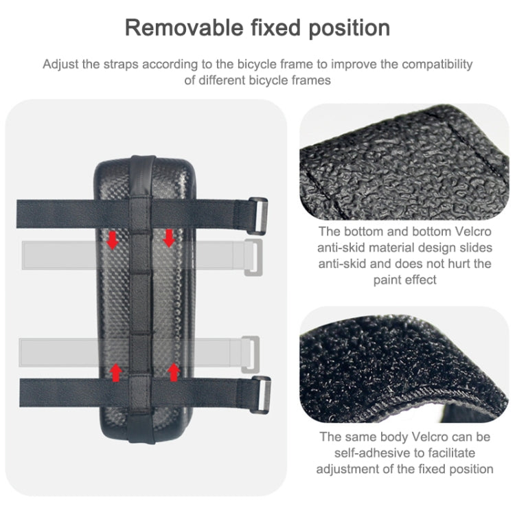 WILD MAN EX Waterproof Front Bag MTB Mobile Phone Sets Bicycle Tube Bag Riding Accessories