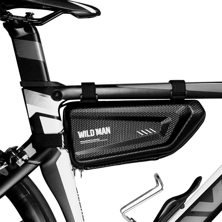 WILD MAN E4 Waterproof Front Bag MTB Mobile Phone Sets Bicycle Tube Bag Riding Accessories