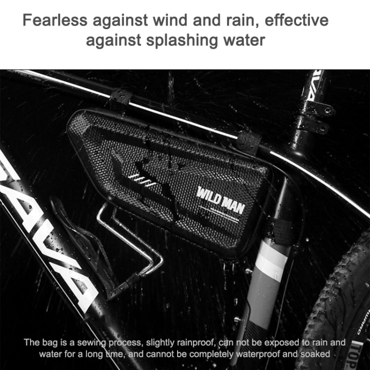 WILD MAN E4 Waterproof Front Bag MTB Mobile Phone Sets Bicycle Tube Bag Riding Accessories
