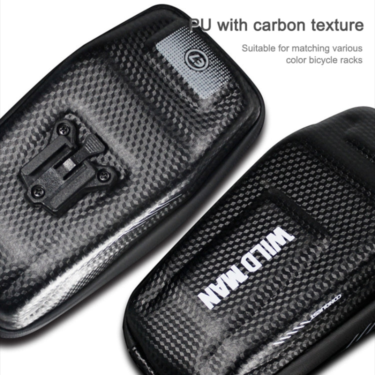 WILD MAN E7 Waterproof Front Bag MTB Mobile Phone Sets Bicycle Tube Bag Riding Accessories