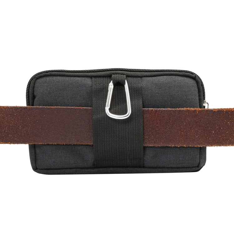 Sports Denim Universal Phone Bag Waist Bag for 6.4~6.5 inch Smartphones, Size: XL