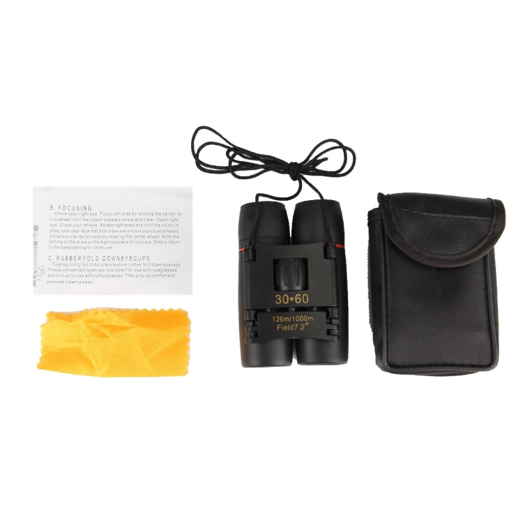 Sakura 30 x 60mm Camping Hunting Bird Watching 126m / 1000m Binoculars Telescope with Lanyard