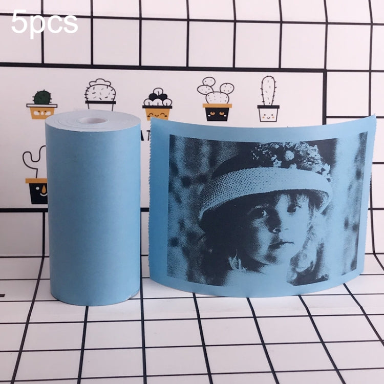 5pcs Thermal Label Printer Paper Sticker for PAPERANG P1/ P2 / A6 , Size: 57 x 30 mm